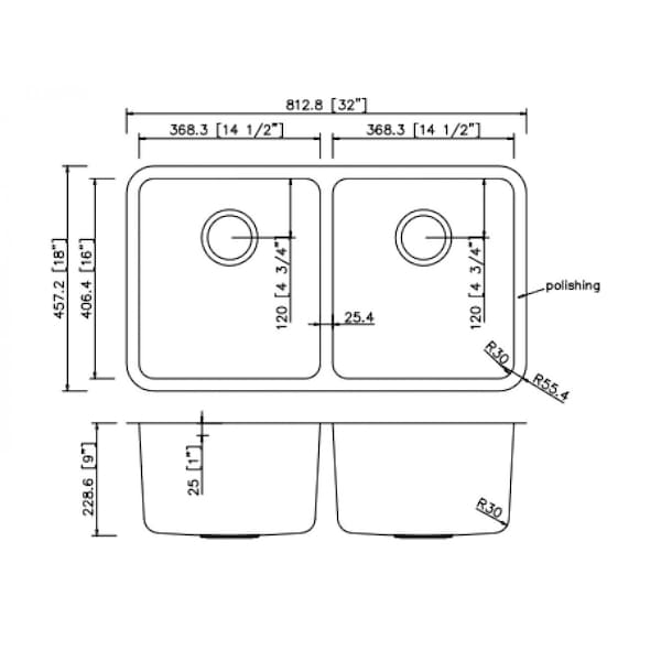 32-in. W Kitchen Sink_AI-34542